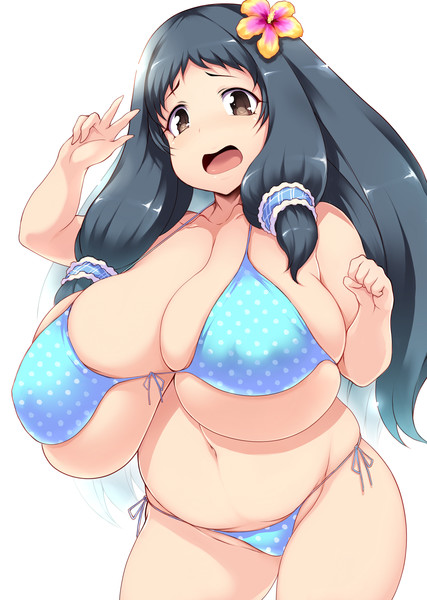 爆乳　直立 肉厚くるみちゃん / 塚沢 さんのイラスト - ニコニコ静画(イラスト)