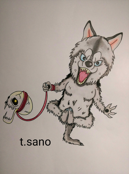 No.637 おさんぽハスキー