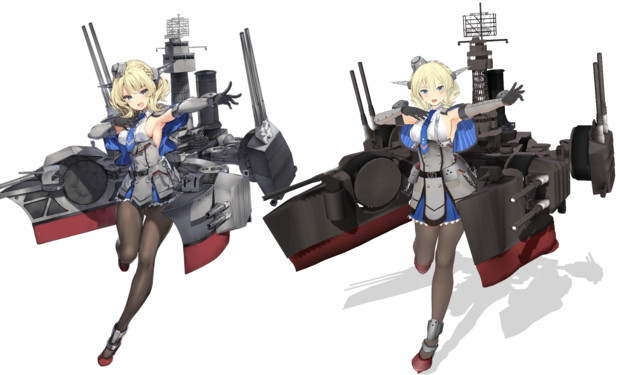 コロラド Mmd艦これ改造モデル 比較 ぽんぷ長式改変 木村天祐 さんのイラスト ニコニコ静画 イラスト