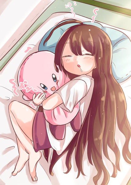 カービィクッションとお眠きりたん！