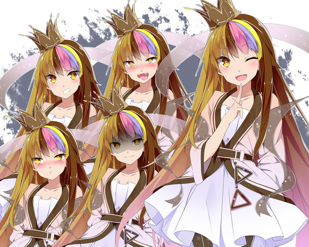 ギャラ子さん立ち絵素材ver1 0 Mtu さんのイラスト ニコニコ静画 イラスト