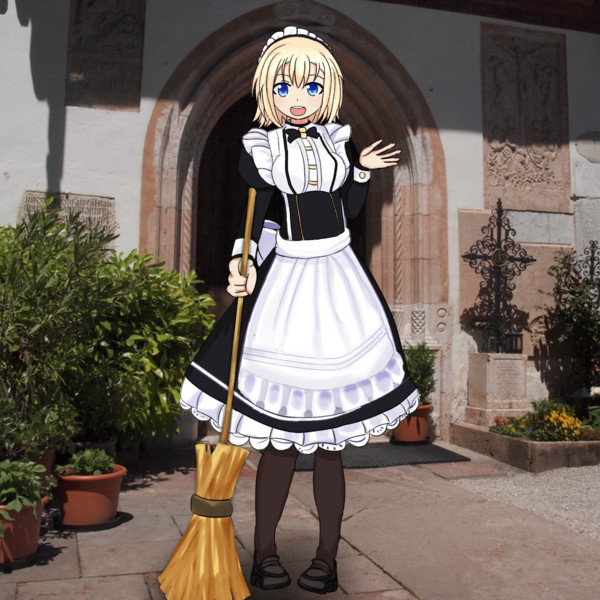 金髪メイドにお帰りなさいませと言われたい人生だった あんざい さんのイラスト ニコニコ静画 イラスト