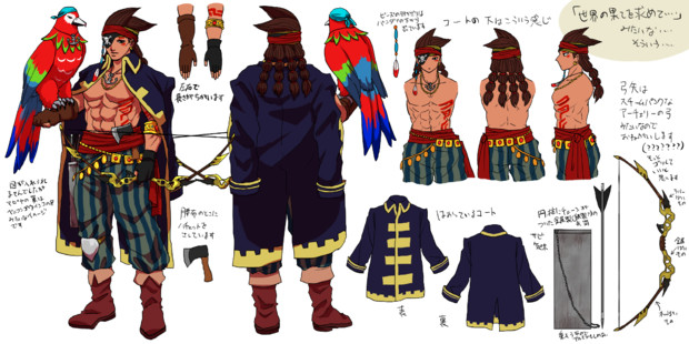 イスタカ 海賊風衣装 たかだもち さんのイラスト ニコニコ静画 イラスト