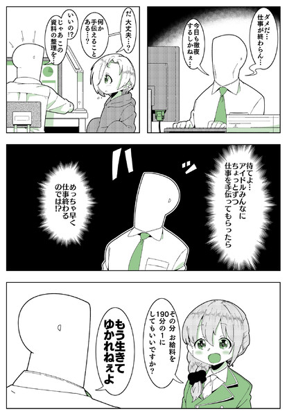 お手伝い くろいぬ さんのイラスト ニコニコ静画 イラスト