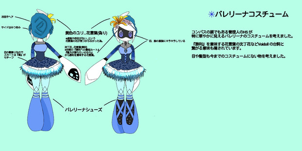 Voidollバレリーナ衣装 ちぃ さんのイラスト ニコニコ静画 イラスト