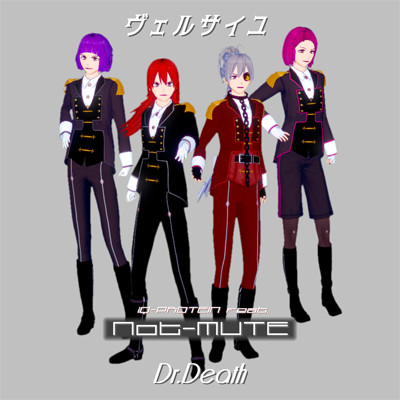 ヴィジュアル系 Not Mute 5th Singleアルバムアート Iq Protein さんのイラスト ニコニコ静画 イラスト