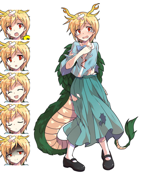 やられ八千慧立ち絵 表情差分 はるか さんのイラスト ニコニコ静画 イラスト