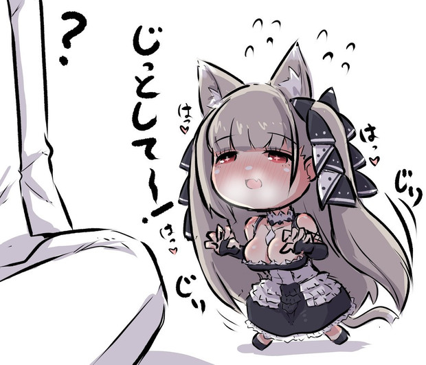 じりじりと距離を詰めて飛びかかる猫フォーミダブルちゃん / UN さんの 
