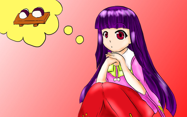 思案中の輝夜ちゃん てるよm さんのイラスト ニコニコ静画 イラスト