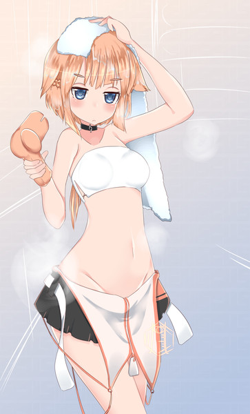 「ちょっと濡れちゃったな……」