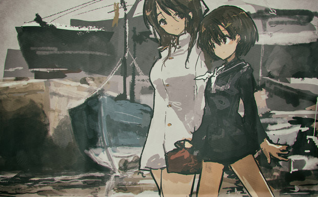 雁淵姉妹2 Cab さんのイラスト ニコニコ静画 イラスト