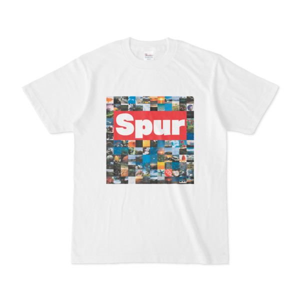 シンプルデザインTシャツ Spur_BOX104(RED)