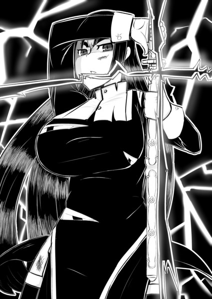 シスター頼光 戦闘モード 東川ゆう さんのイラスト ニコニコ静画 イラスト