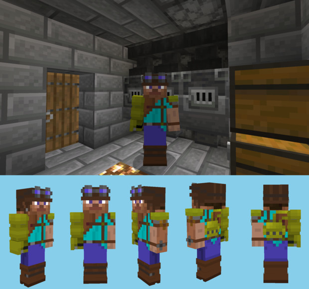 Minecraft 義肢なスティーブ まれびと エセクラフター さんのイラスト ニコニコ静画 イラスト