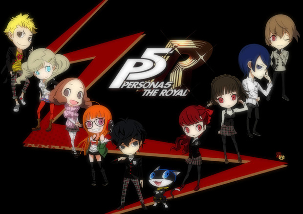P5r発売1日前 ペルソナ5 ザ ロイヤル ニコニコ静画 イラスト