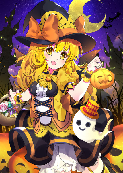 ハロウィン魔理沙 ゆうじん さんのイラスト ニコニコ静画 イラスト