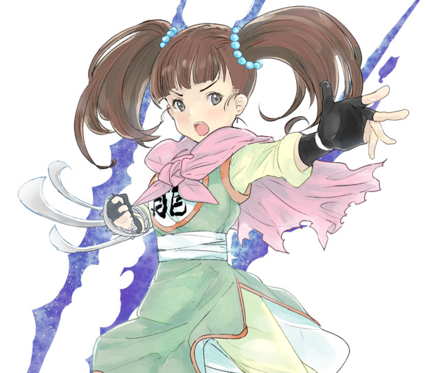 女武闘家ちゃん 赤い花 さんのイラスト ニコニコ静画 イラスト