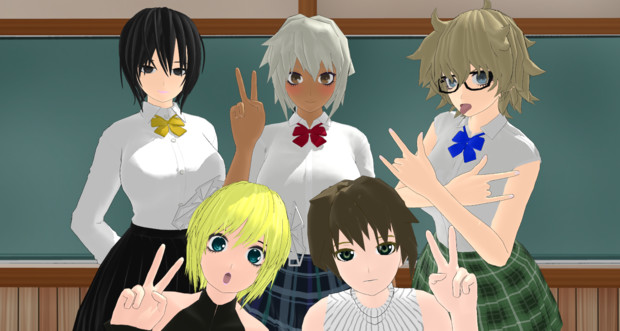 Mmd 記念撮影 フリ素の優介 さんのイラスト ニコニコ静画 イラスト