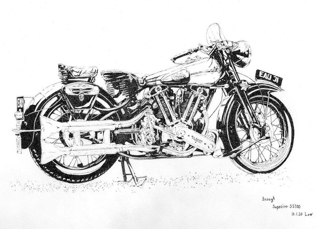 Brough Superior Ss100 Low さんのイラスト ニコニコ静画 イラスト