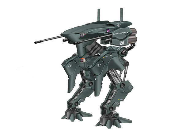お仕事絵 アメリカ軍逆関節自律ロボ 掲載許可済み Futuretky21 さんのイラスト ニコニコ静画 イラスト