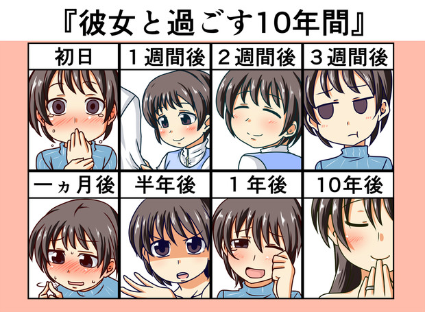 彼女と過ごす10年間 アービン 健全部部長 さんのイラスト ニコニコ静画 イラスト