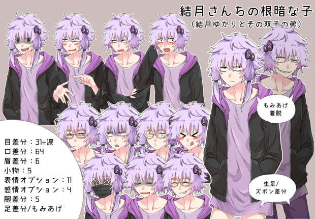 ゆかりさんと双子の弟 結月さんちの根暗な子 針無シ さんのイラスト ニコニコ静画 イラスト