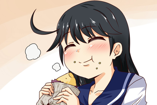 食べる潮ちゃん