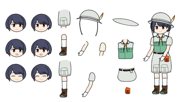 髪飾り隊長 透過素材 おじゅう さんのイラスト ニコニコ静画 イラスト