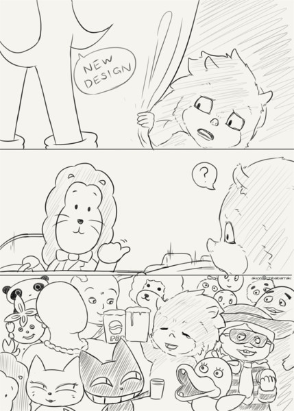 映画ソニックらくがき