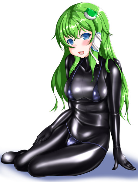 ラバースーツ マイクロビキニの早苗さん ピコヒロシ さんのイラスト ニコニコ静画 イラスト