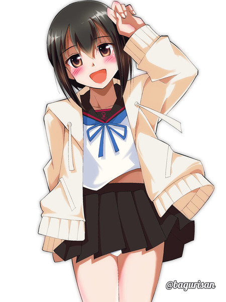 ちらっと見えてる吹雪ちゃん あきちん さんのイラスト ニコニコ静画 イラスト