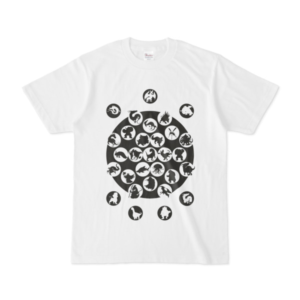 シンプルデザインTシャツ M_Ladybird(BLACK)