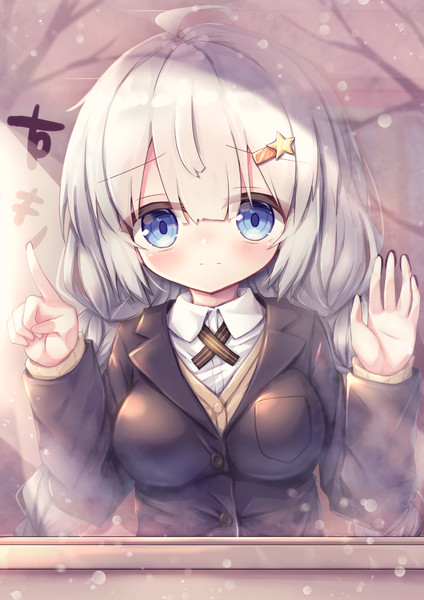 窓越しに伝える気持ち うぇーすと さんのイラスト ニコニコ静画 イラスト