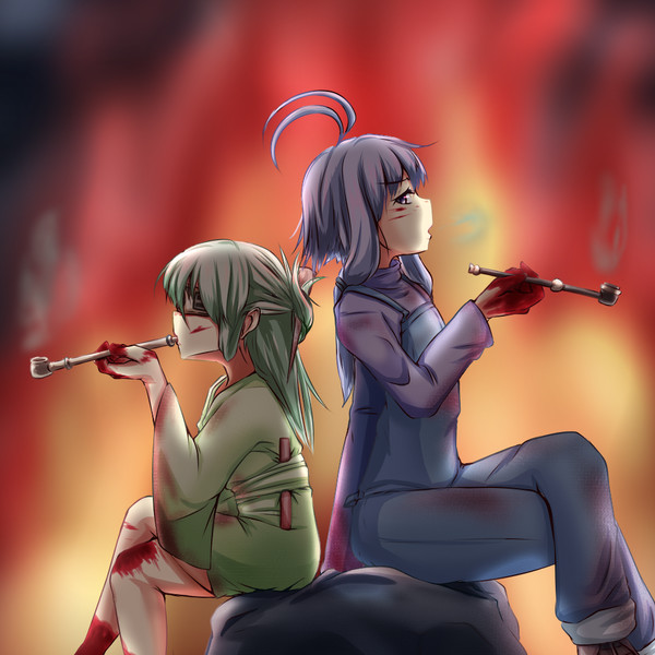 ある日のキセルとユカリ