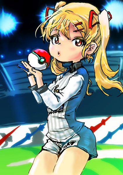 スタジアムの服が設定画とゲーム画面で違う気がする フライ さんのイラスト ニコニコ静画 イラスト