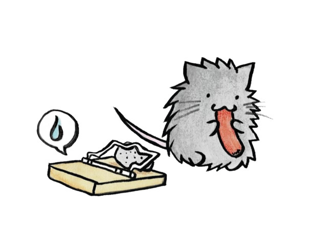 罠を回避するネズミ 鴨門 舞岳 さんのイラスト ニコニコ静画 イラスト