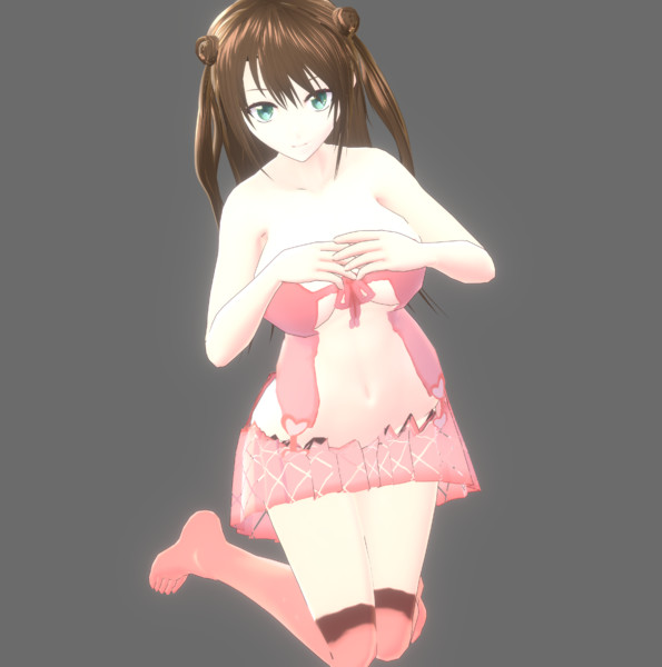 部屋着の女の子 Vrm形式 Dl無料 てお さんのイラスト ニコニコ静画 イラスト