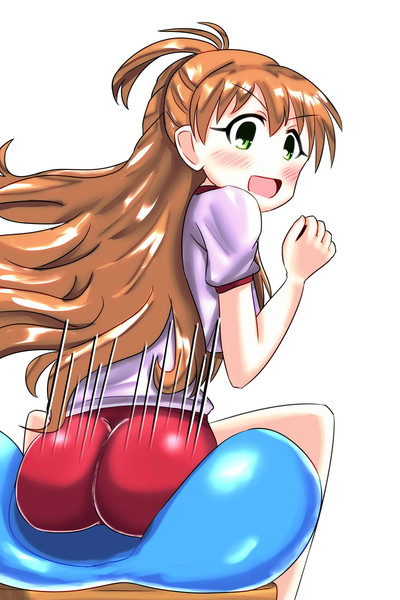風船を割ろうとする槙原志保 中田島 さんのイラスト ニコニコ静画 イラスト