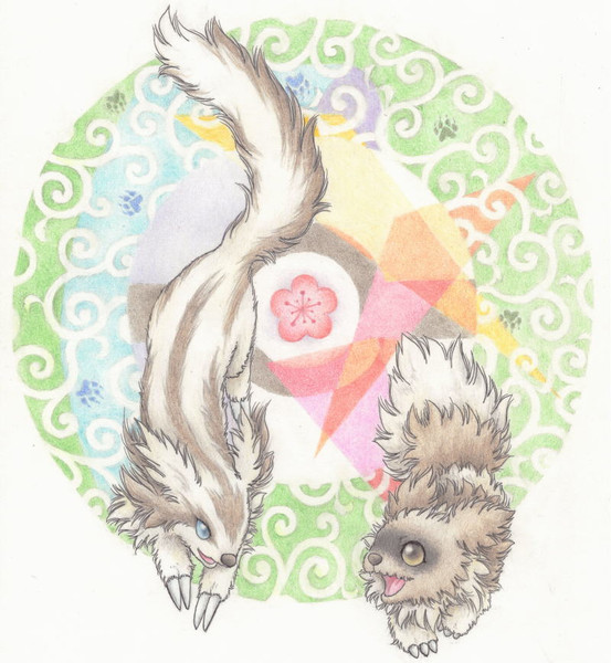 ジグザグマとマッスグマ 澪音 さんのイラスト ニコニコ静画 イラスト