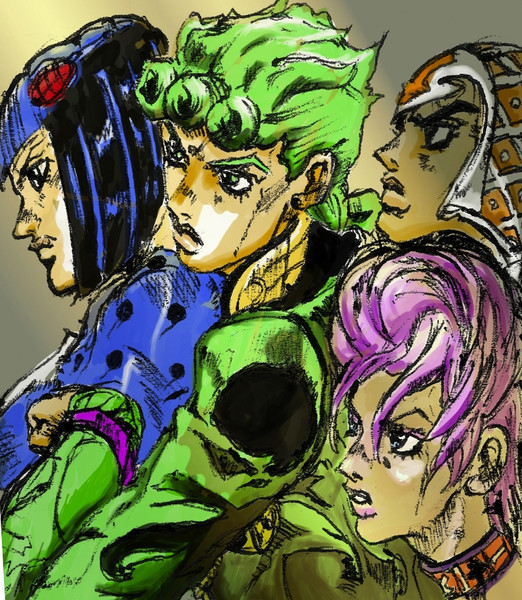 ジョジョをボールペンで描いてｇｉｍｐで色付け しばいぬ さんのイラスト ニコニコ静画 イラスト