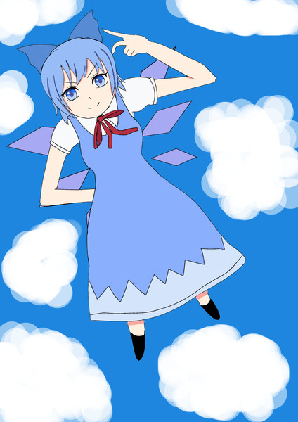 お絵描き練習 21枚目 チルノ にゃっぷ さんのイラスト ニコニコ静画 イラスト