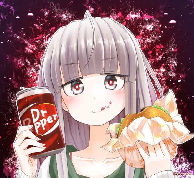 ドクターペッパーとハンバーガー あぬ さんのイラスト ニコニコ静画 イラスト