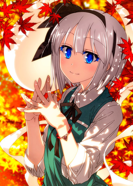 秋の木漏れ日妖夢ちゃん さざなみみぉ さんのイラスト ニコニコ静画 イラスト