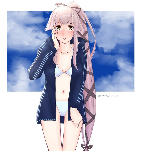 水着パーカー由良さん とらぼるた さんのイラスト ニコニコ静画 イラスト