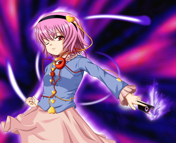 怨霊も恐れ怯む少女 古明地さとり 崇仁 さんのイラスト ニコニコ静画 イラスト