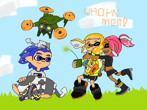 スプラトゥーン 記念イラスト マーティンパジェット さんのイラスト ニコニコ静画 イラスト