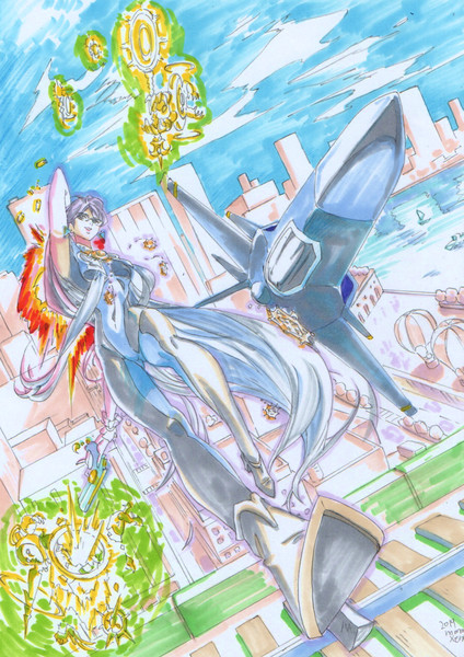 ベヨネッタ2 Momomoxeno さんのイラスト ニコニコ静画 イラスト