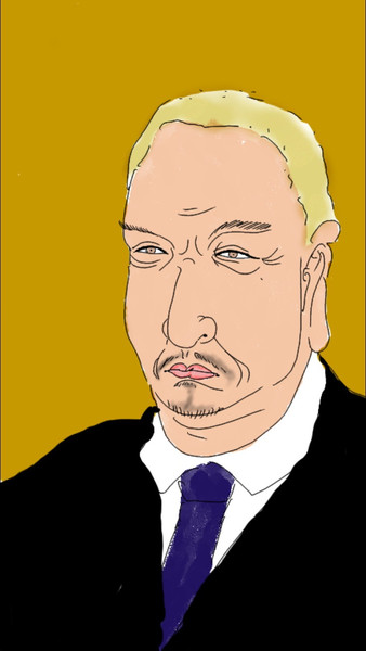 紙本着色 松本人志像 骸骨 さんのイラスト ニコニコ静画 イラスト
