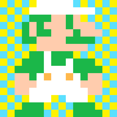 ルイージ ドット絵 空島葵 あおいはん さんのイラスト ニコニコ静画 イラスト