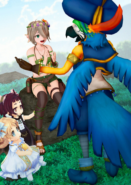 通りすがりの吟遊詩人 ポジキ さんのイラスト ニコニコ静画 イラスト